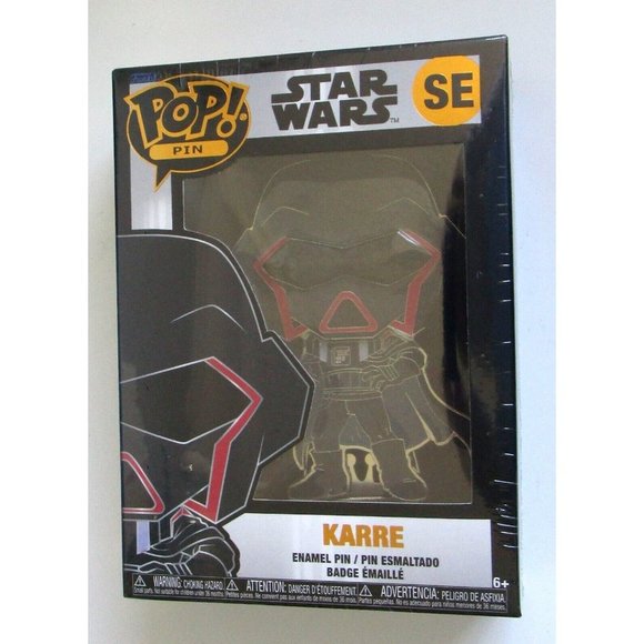 Funko STAR WARS SE - KARRE Special Edition Enamel Pop Pin Badge - New BOX SEALED - Picture 1 of 8